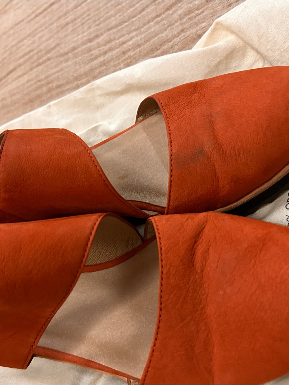 Eileen Fisher Match Leather Cutout Bootie/Sandal - Picture 3 of 4